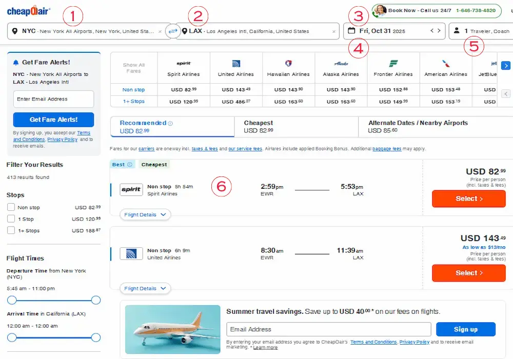 CheapOair Comparison Guide